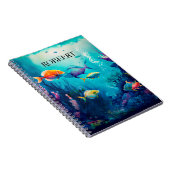 Unterhalb der Meereslandschaft Notizblock (Rechte Seite)