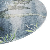 Unterhalb der Meeresquallen-Korallen Schneidebrett (Ecke)