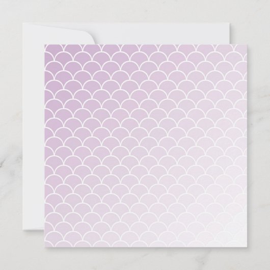 Unterhalb der Meerjungdusche Einladung (Rückseite)