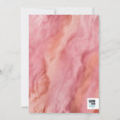 Unterhalb der Meerjungfrau Babydusche Einladung (Rückseite)