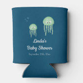 Unterhalb der Neutralen Baby-Dusche der Meeresqual Dosenkühler (Rückseite)