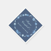 Unterhalb der Sea Baby Dusche Napkins Serviette (Ecke)