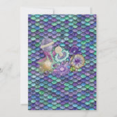 Unterhalb der Sea Baby Shower Einladungen (Rückseite)