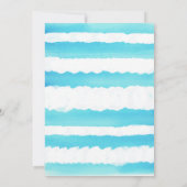 Unterhalb der Sea Baby Shower Einladungen (Rückseite)