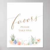 Unterhalb der Sea Baby Shower Lieblingsmarke Poster (Vorne)