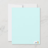 Unterhalb der Sea Ocean Baby Shower Einladung (Rückseite)