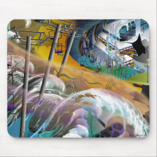 "Unterhalb der Skischule" Mousepad