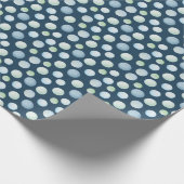 Unterhalb der Wasserfarbenblase Geschenkpapier (Ecke)