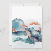 Unterhalb der Whimsical Ocean Baby Dusche Einladung (Rückseite)