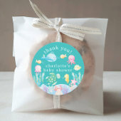 Unterhalb des Abenteuerspielhauses Runder Aufkleber