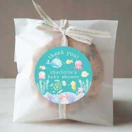 Unterhalb des Abenteuerspielhauses Runder Aufkleber