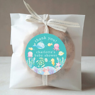 Unterhalb des Abenteuerspielhauses Runder Aufkleber