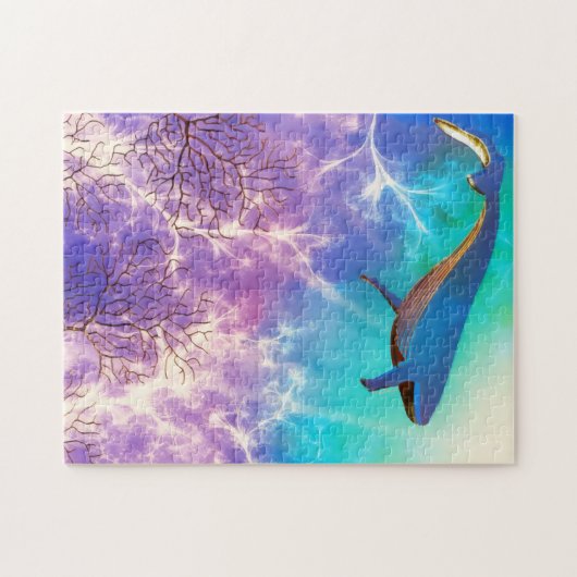 Unterhalb des Blauen Waldes im Ozean Puzzle (Horizontal)