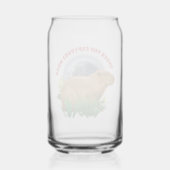 Unterhalb des Capybara Moon Funny Capybara Dosenglas (Rückseite)