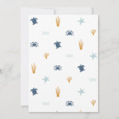 Unterhalb des Kindergeburtstags Party Dolphin Turt (Rückseite)