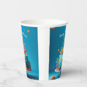 Unterhalb des Korallenriffs - Geburtstag Pappbecher (Rechts)