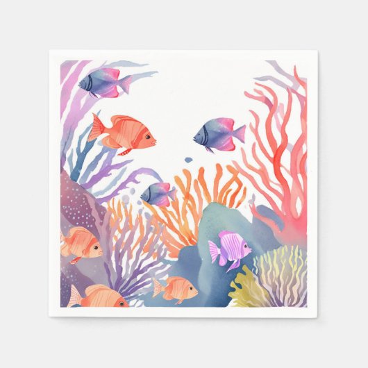 Unterhalb des Korallenriffs Serviette (Vorderseite)