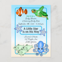Unterhalb des Meeres | Baby Sea Creatures Baby Sho