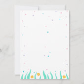 Unterhalb des Meeres, Babydusche von Mermaid Einladung (Rückseite)