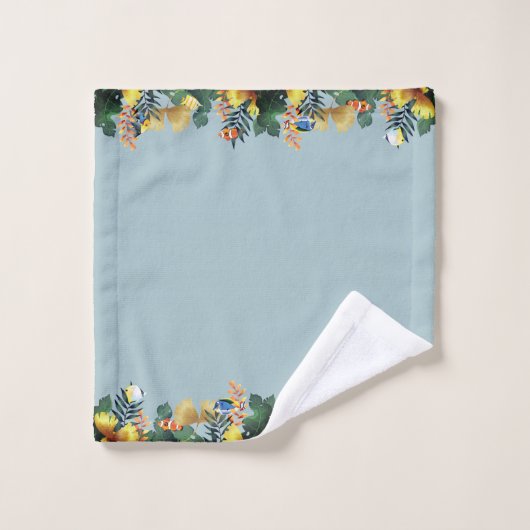 Unterhalb des Meeres Badhandtuch Set (Waschlappen)