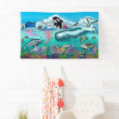 Unterhalb des Meeres Banner (Insitu)