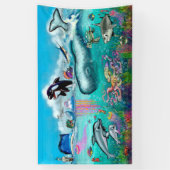 Unterhalb des Meeres Banner (Vertikal)