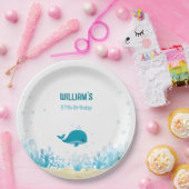 Unterhalb des Meeres befinden sich Meerestiere Pappteller (Party)