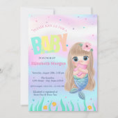 Unterhalb des Meeres, die Holographic Star-Kinderd Einladung (Vorderseite)