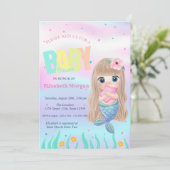 Unterhalb des Meeres, die Holographic Star-Kinderd Einladung (Stehend Vorderseite)