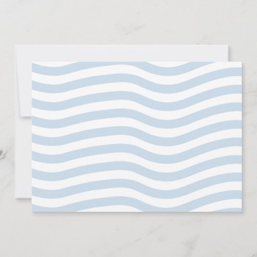 Unterhalb des Meeres - DREI Ozeane - Dolphin Octop Einladung (Rückseite)