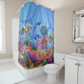 Unterhalb des Meeres Duschvorhang (Beispiel)