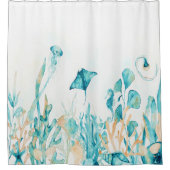 Unterhalb des Meeres Duschvorhang (Vorderseite)