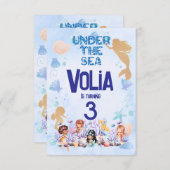 Unterhalb des Meeres Einladung (Vorne/Hinten)