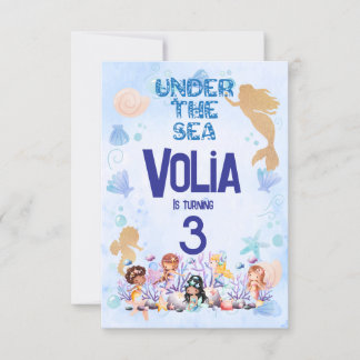 Unterhalb des Meeres Einladung