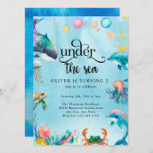 Unterhalb des Meeres Einladung (Vorne/Hinten)