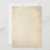 Unterhalb des Meeres Einladung (Rückseite)