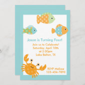 Unterhalb des Meeres Einladung (Vorne/Hinten)