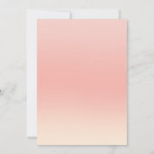 Unterhalb des Meeres Einladung (Rückseite)