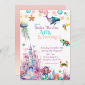 Unterhalb des Meeres Einladung (Vorne/Hinten)