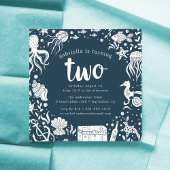 Unterhalb des Meeres | Einladung zur zweiten Gebur