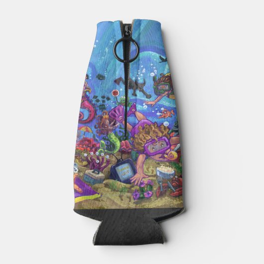 Unterhalb des Meeres Flaschenkühler (Rückseite)