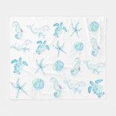 Unterhalb des Meeres Fleecedecke (Vorderseite (Horizontal))