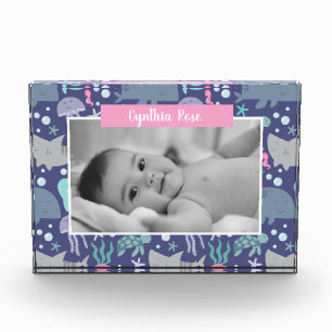 Unterhalb des Meeres Fotoblock