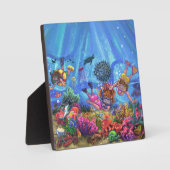 Unterhalb des Meeres Fotoplatte (Vorderseite)