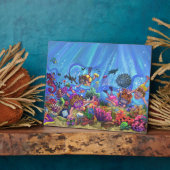 Unterhalb des Meeres Fotoplatte (Seite)