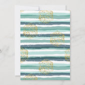 Unterhalb des Meeres | Gemeinsame Pool-Party Einla Einladung (Rückseite)