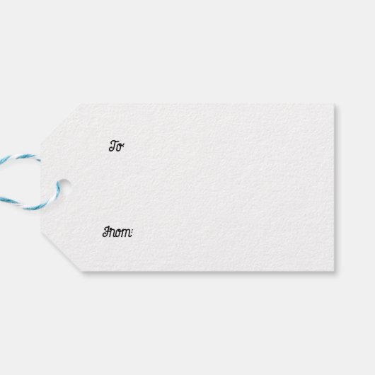 Unterhalb des Meeres Geschenkanhänger (Rückseite Horizontal)