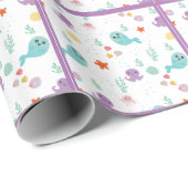 Unterhalb des Meeres Geschenkpapier (Rolleneckpunkt)