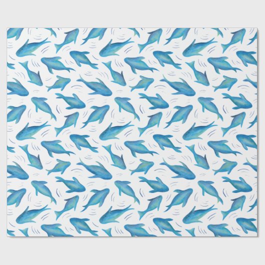 Unterhalb des Meeres Geschenkpapier (Flach)