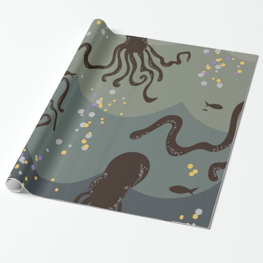 Unterhalb des Meeres Geschenkpapier (Ungerollt)